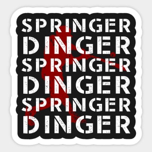 Springer Dinger Sticker